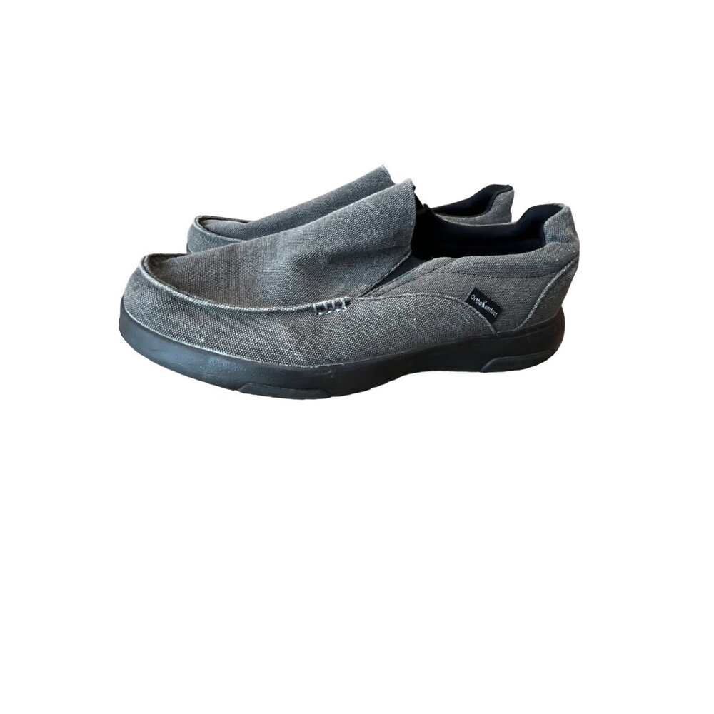 Ortho Comfoot Men's Slip On Loafers Lightweight Charcoal Gray‎ Sz 11